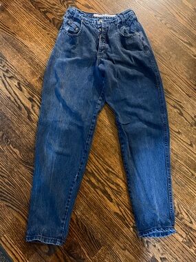Vintage Zena Jeans Made In USA High Waisted Button Fly Size 11